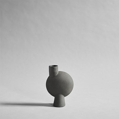 Sphere Vase Bubl ダークグレー H260mm