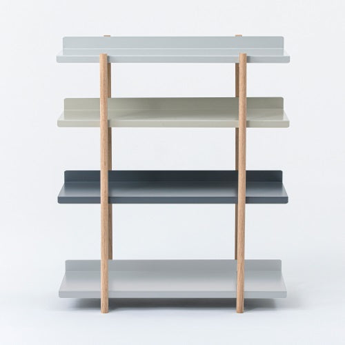 MARGE SHELF 4段LG/LG/BE/DG ライトグレー/ライトグレー/ベージュ/ダークグレー H946mm – YAMAGIWA  OnlineStore