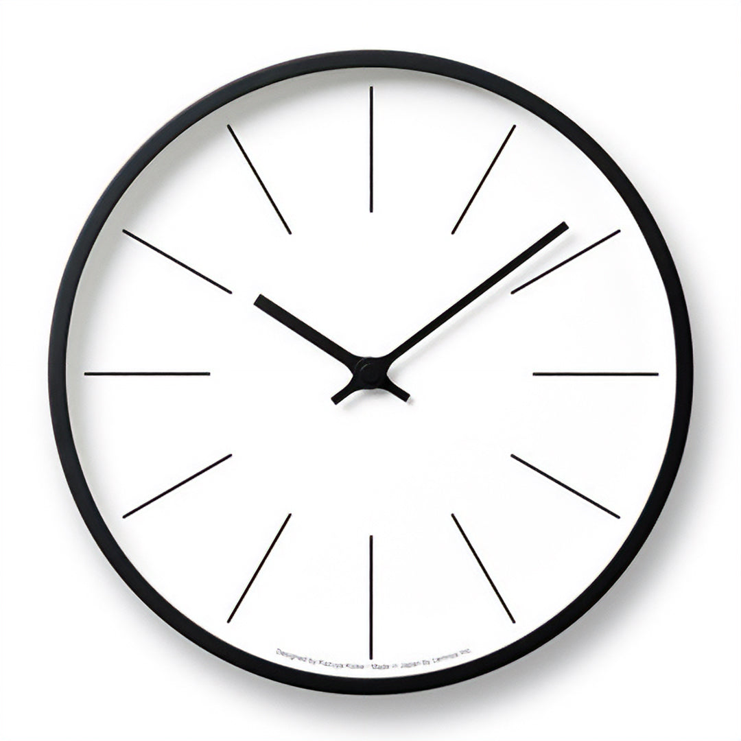 時計台の時計 Line ブラック Φ305mm - YAMAGIWA OnlineStore