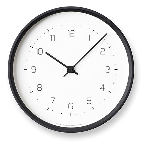 NEUT wall clock ブラック Φ288mm