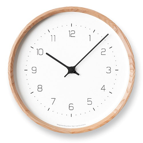 NEUT wall clock ナチュラル Φ288mm