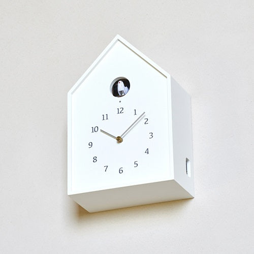 Birdhouse Clock  ホワイト W181mm