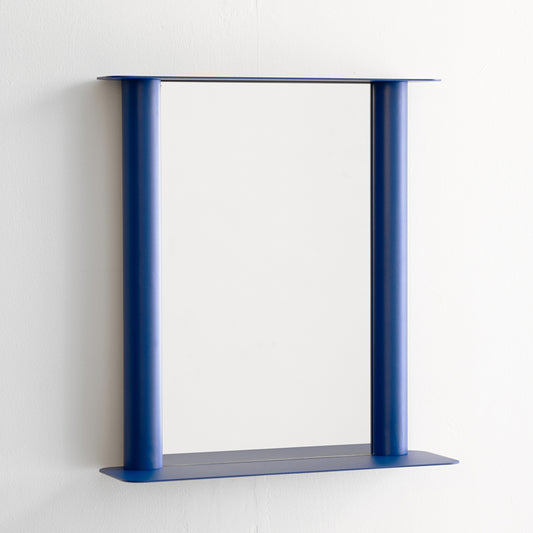 Pipeline small mirror ブルー W560×H606mm