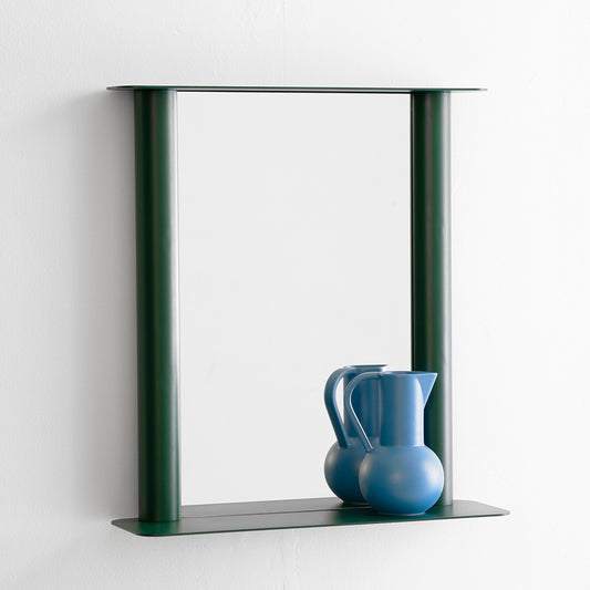 Pipeline small mirror モスグリーン W560×H606mm
