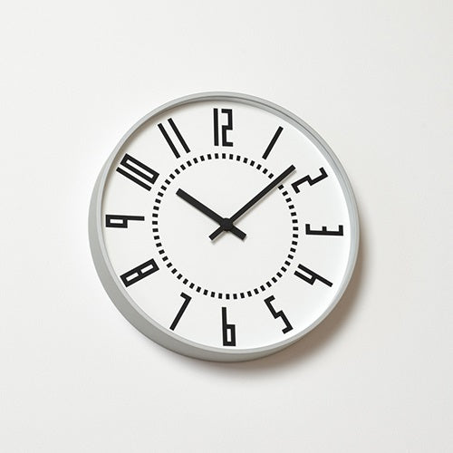 eki clock ホワイト Φ256mm