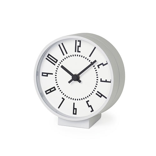 eki clock S ホワイト H142mm