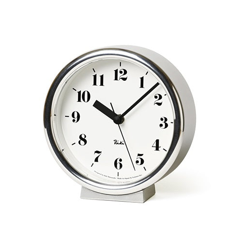 RIKI ALUMINUM CLOCK アルミニウム W160mm - YAMAGIWA OnlineStore