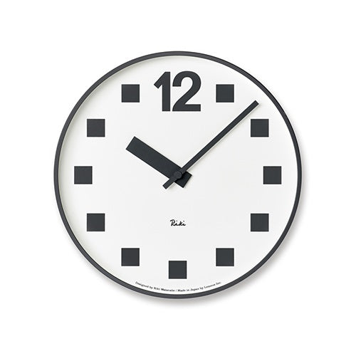 【廃番】Lemnos（レムノス）掛時計 RIKI PUBLIC CLOCK（リキ パブリック クロック） 単数字