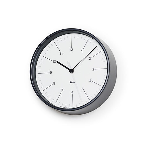 RIKI STEEL CLOCK ホワイト Φ204mm