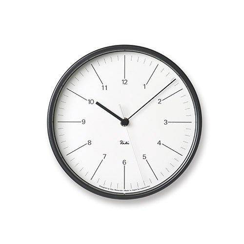 RIKI STEEL CLOCK ホワイト Φ204mm