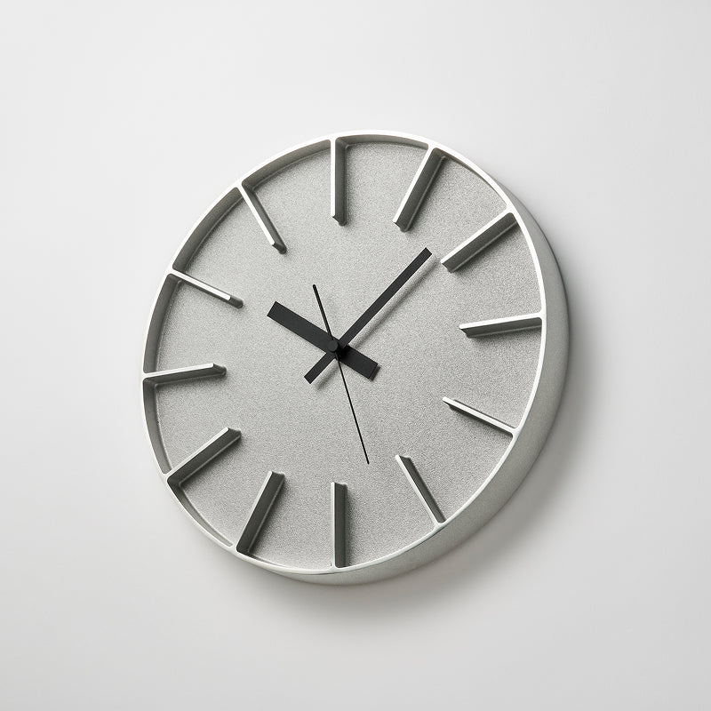 Edge Clock アルミニウム Φ290mm