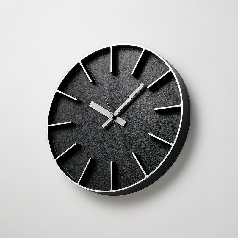 Edge Clock ブラック Φ290mm