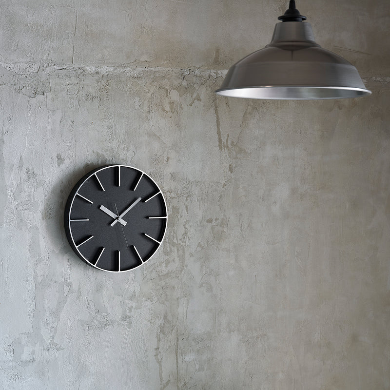 Edge Clock ブラック Φ290mm