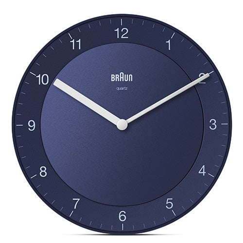 【廃番】BRAUN（ブラウン）掛時計 Wall Clock BC06BL 200mm ブルー