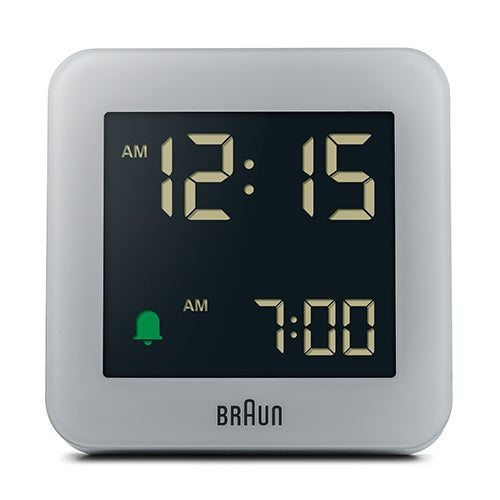 【廃番】BRAUN（ブラウン）置時計 BC09 75mm グレー