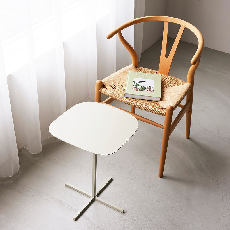 SOLID STEEL TABLE（ソリッド スチール テーブル）ベージュ SOLID STEEL TABLE ベージュ H500mm - YAMAGIWA OnlineStore