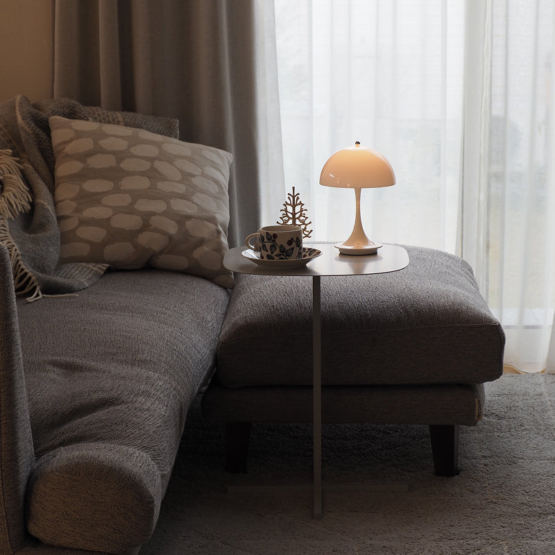 SOLID STEEL TABLE ライトグレー H500mm