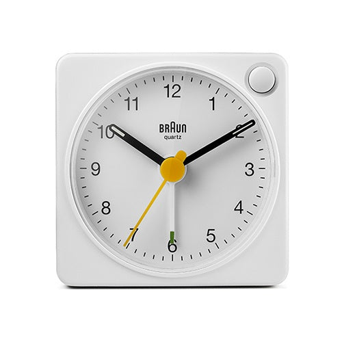 【廃番】BRAUN（ブラウン）置時計 Alarm Table Clock BC02XW 57mm ホワイト