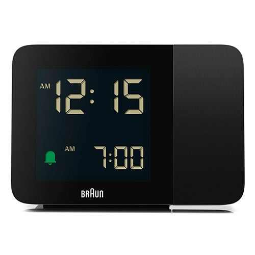 【廃番】BRAUN（ブラウン）置時計 Digital Projection Alarm Clock BC15B ブラック