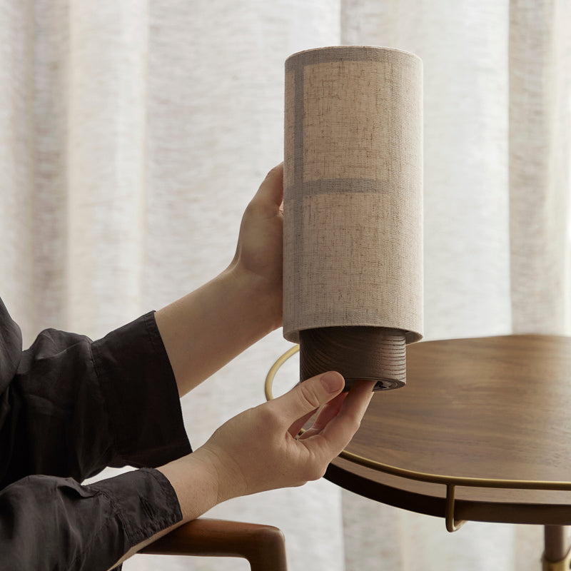 Hashira Portable Lamp リネン H235mm