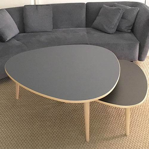 Three-Round Table ブラック Φ1100mm