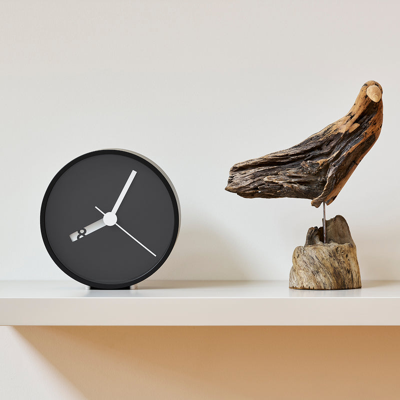 Extra Normal Clock ブラック Ф130mm