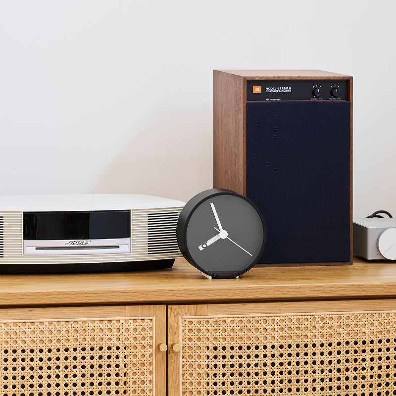 Extra Normal Clock ブラック Ф130mm