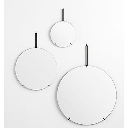 WALL MIRROR ブラック Φ300mm - YAMAGIWA OnlineStore