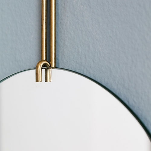 WALL MIRROR ブラック Φ300mm - YAMAGIWA OnlineStore
