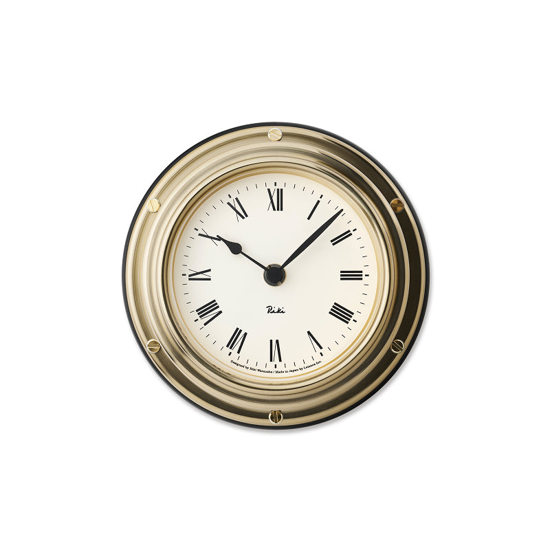RIKI MARINE CLOCK ローマ数字 真鍮 Φ169mm