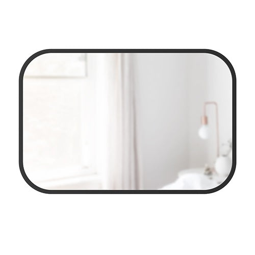 HUBBA RECTANGLE MIRROR ブラック W610×910mm