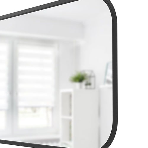 HUBBA RECTANGLE MIRROR ブラック W610×910mm